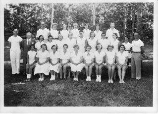 Fire Place Lodge Staff Photo (1956)